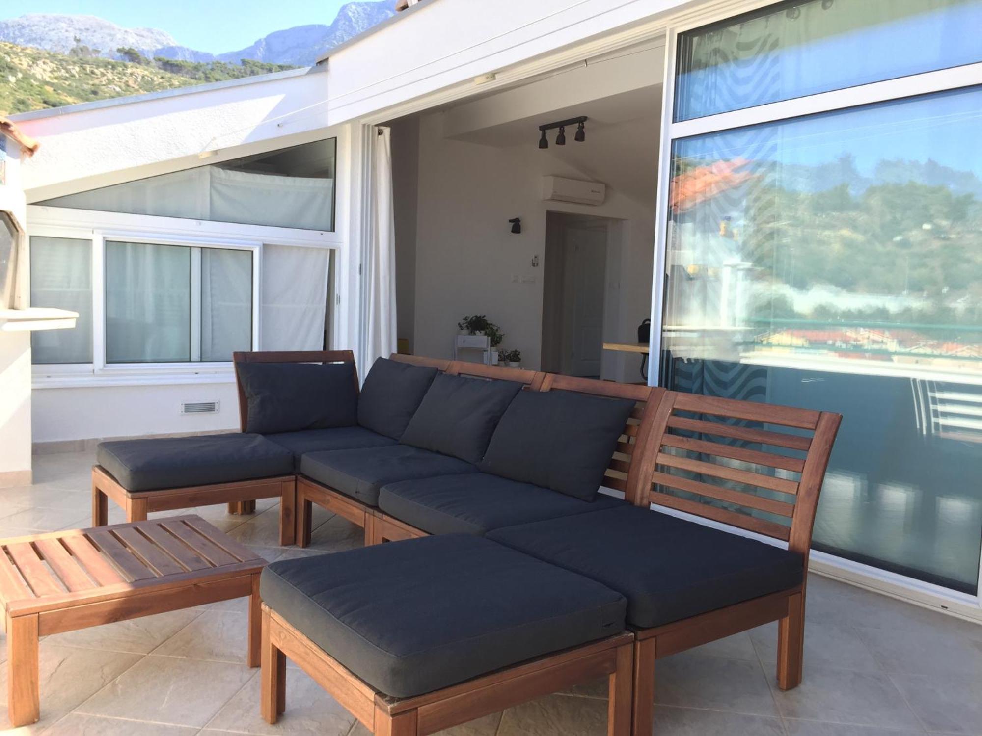 Apartments Leut 80M From The Sea Podgora Rum bild